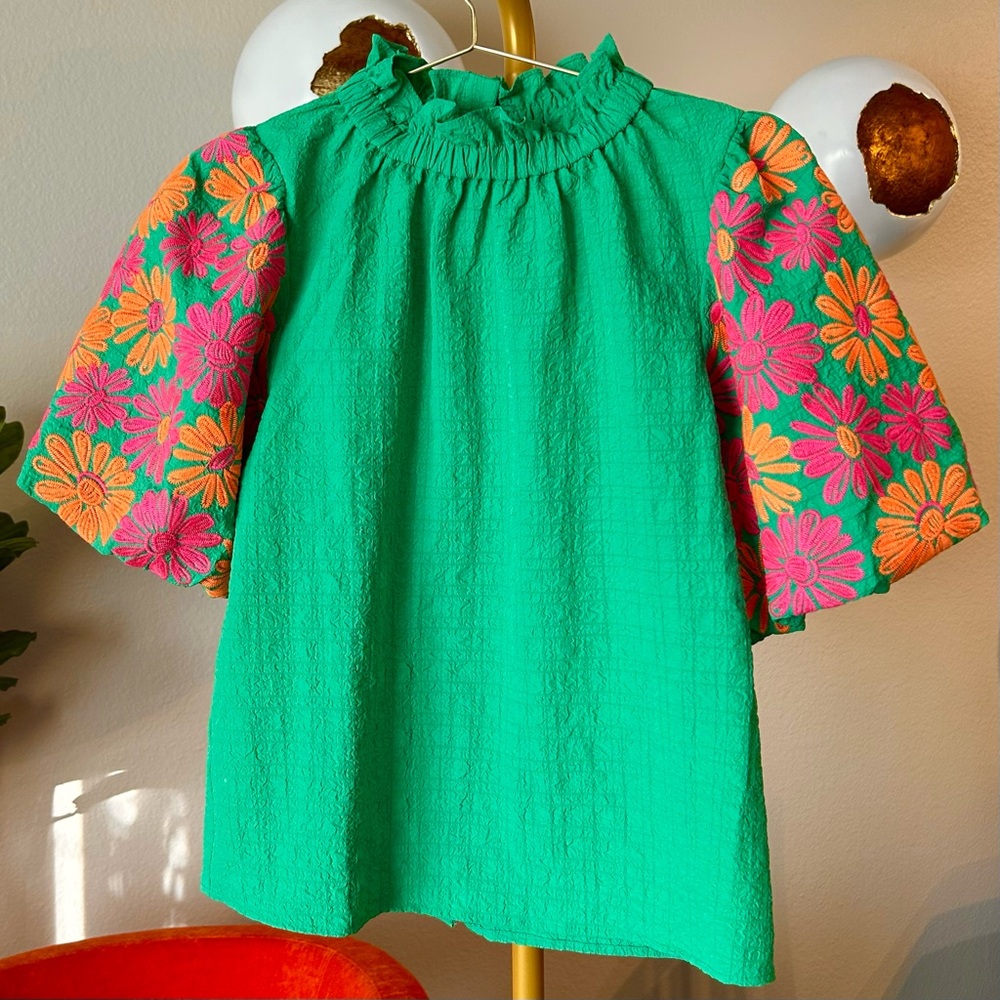 THML Embroidered Top - S 4/6